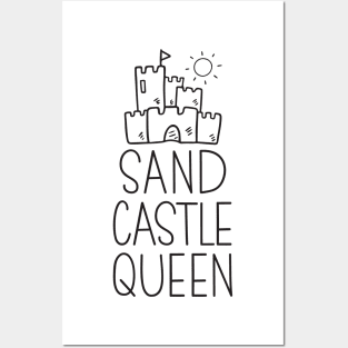 Sand castle queen Posters and Art